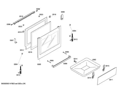 Door & Housing, Screws (0304-0313)