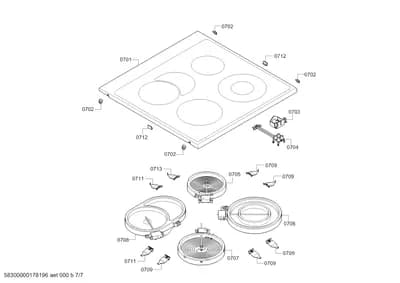 Springs, hotplates (0705-0713)