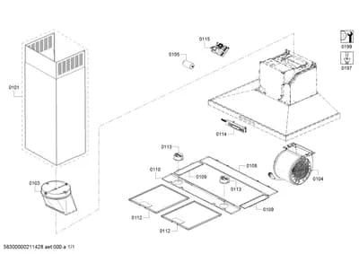 Door & Housing, connectionpieces (0101-0197)