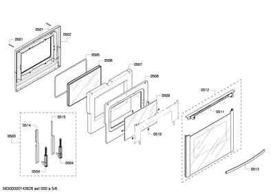 Door & Housing, Screws (0501-0515)