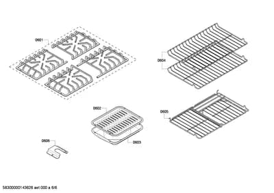 shelves trays, shelves & trays (0601-0652)