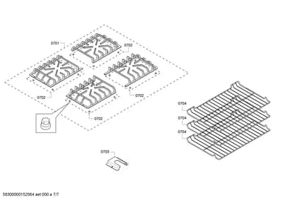 Door & Housing, shelves trays (0701-0750)