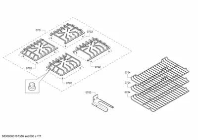 Door & Housing, shelves trays (0701-0750)