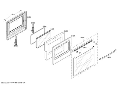 Door & Housing, Mounting & Fixing (0401-0450)
