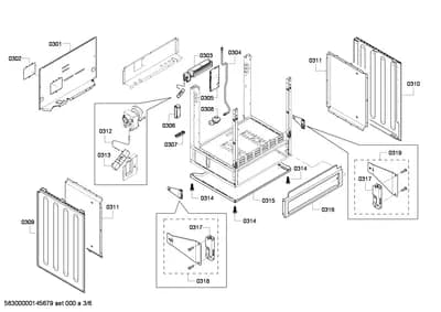 Door & Housing, fan parts (0301-0357)
