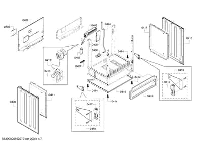 Door & Housing, Screws (0401-0458)