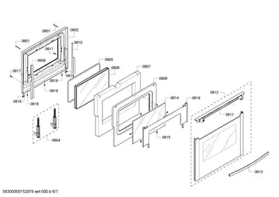 Screws, Door & Housing (0601-0652)