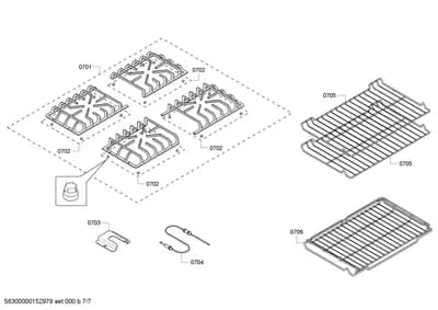 shelves trays, Door & Housing (0701-0750)