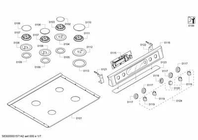 Handles & Knobs, Seals & Gaskets (0101-0199)