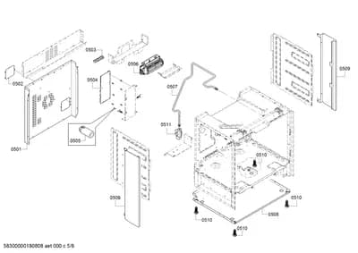 Door & Housing, Fan Parts (0501-0560)