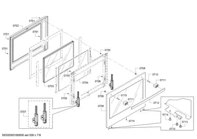 Screws, Door & Housing (0701-0714)
