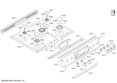 Screws, othergasparts (0101-0199)