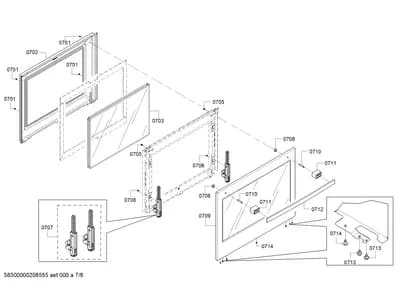 Screws, Door & Housing (0701-0714)