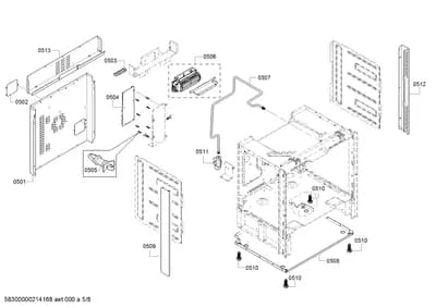 Door & Housing, Fan Parts (0501-0562)