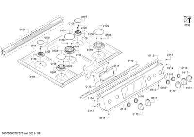 Screws, othergasparts (0101-0199)