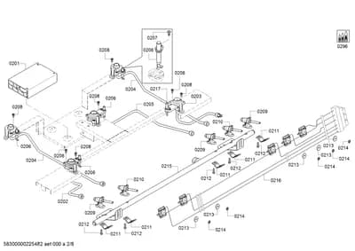 Screws, ignitionparts (0201-0255)