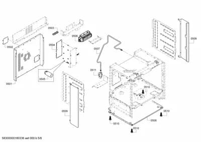 Door & Housing, Fan Parts (0501-0560)