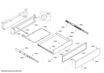 Screws, heatingparts (0601-0611)