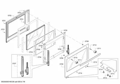 Screws, Door & Housing (0701-0714)