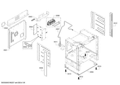 Door & Housing, Screws (0501-0562)