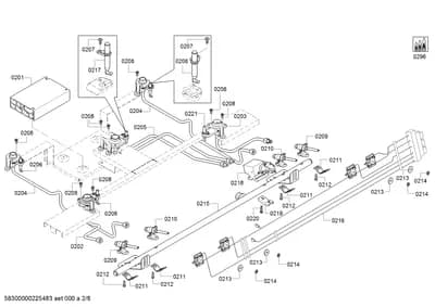 Screws, ignitionparts (0201-0255)