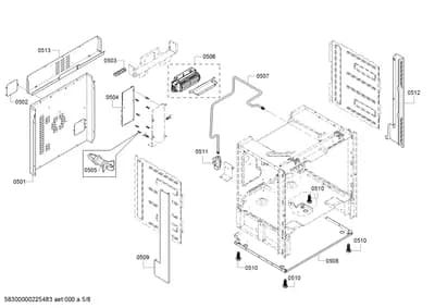 Door & Housing, Screws (0501-0563)