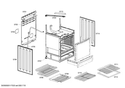 Door & Housing, latches (0701-0714)