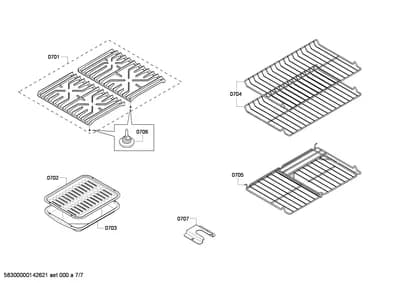 shelves trays, shelves & trays (0701-0707)