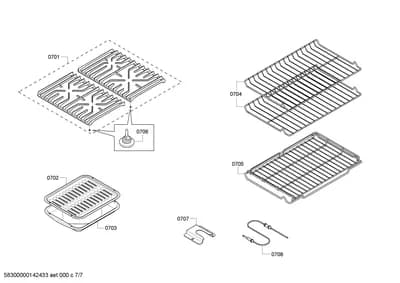 shelves trays (0701-0708)