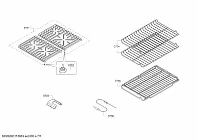 shelves trays (0701-0706)