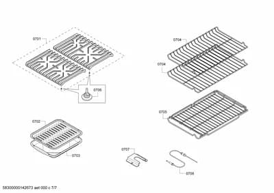 shelves trays (0701-0708)