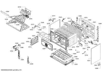Door & Housing, shelves trays (0301-0398)