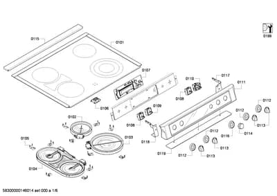heatingparts, hobtops (0101-0199)
