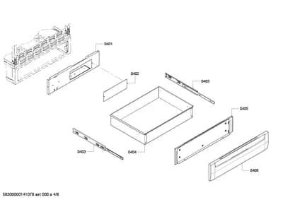 shelves trays (0401-0406)