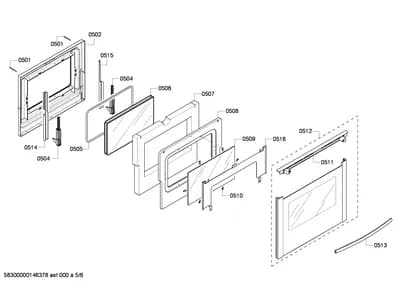 Door & Housing, Screws (0501-0516)