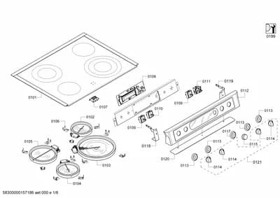 Handles & Knobs, heatingparts (0101-0199)
