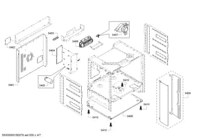 Door & Housing, Fan Parts (0401-0451)
