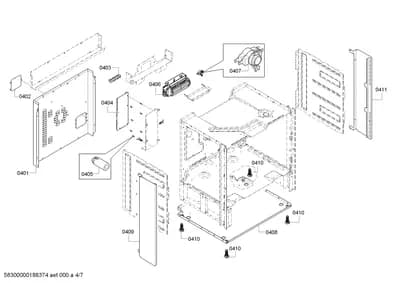 Door & Housing, Fan Parts (0401-0451)