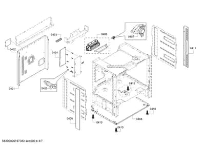 Door & Housing, Screws (0401-0452)