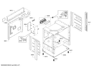 Door & Housing, Fan Parts (0401-0452)