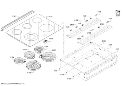 heatingparts, Screws (0101-0199)