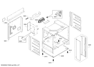 Door & Housing, Fan Parts (0401-0410)