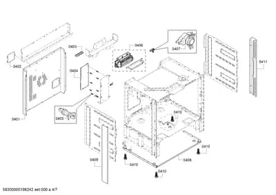 Door & Housing, Fan Parts (0401-0411)