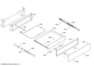 Screws, heatingparts (0501-0550)