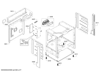Door & Housing, Fan Parts (0401-0412)