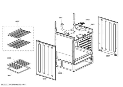 Door & Housing, latches (0601-0609)