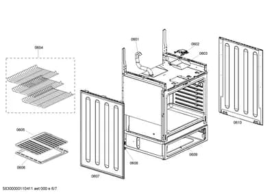 Door & Housing, latches (0601-0610)