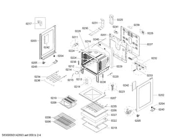 Door & Housing, Screws (0201-0250)