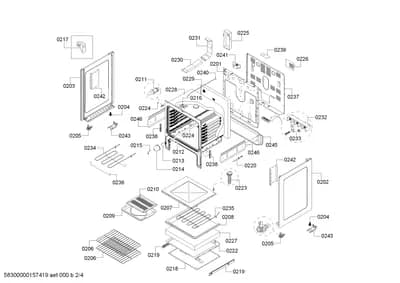 Door & Housing, Screws (0201-0251)