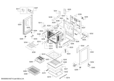 Door & Housing, Screws (0201-0252)